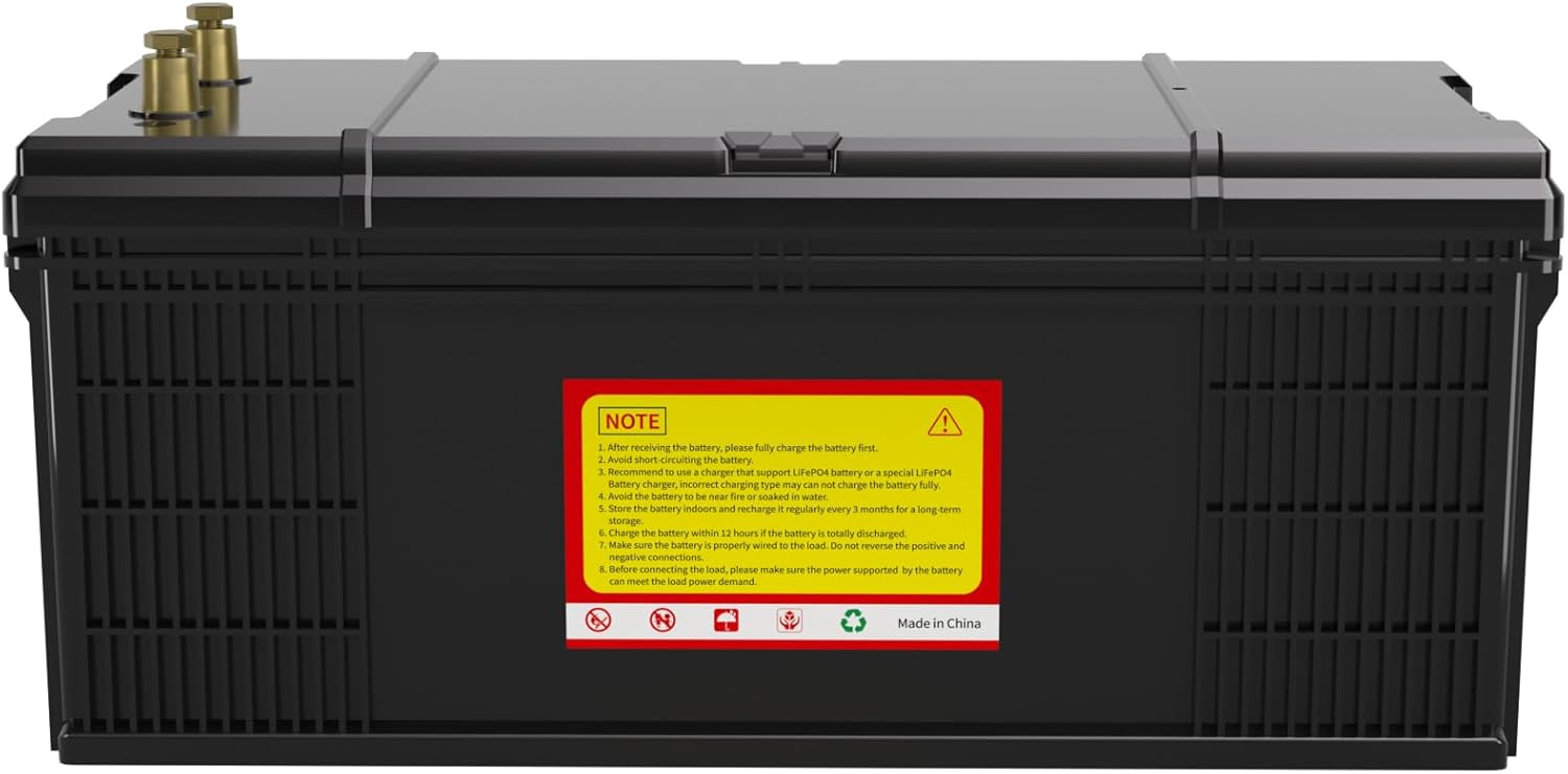 Kepworth LiFePO4 Battery 12.8V 200Ah • Charger • Bluetooth • 6000 Cycles