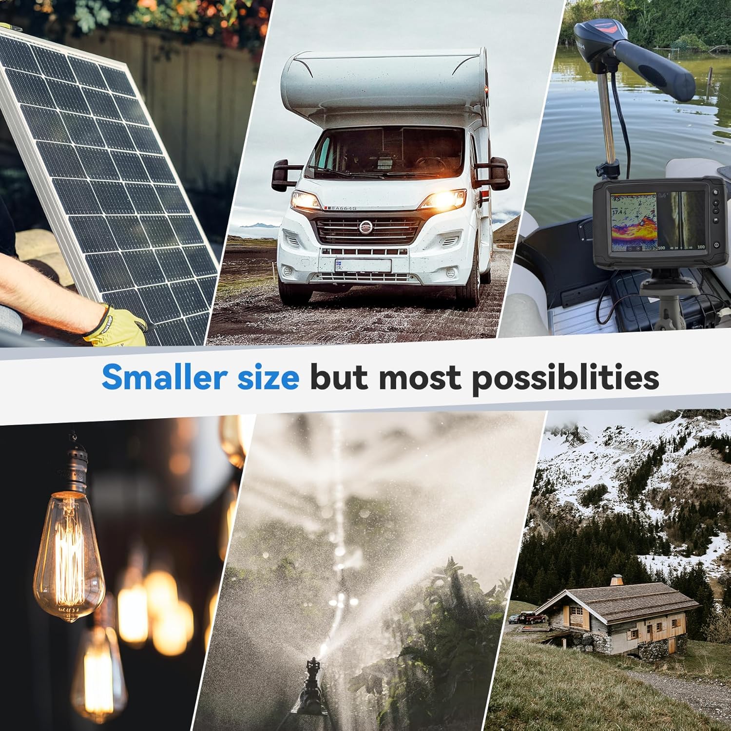 Kepworth LiFePO4 Battery 12.8V 100Ah • Compact Size • Bluetooth • 6000 Cycles